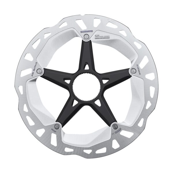 SHIMANO  Disco freno e-bike RT-MT800 Ice-Tech Freeza 180mm Center lock con magnete Anello Bloccaggio Intero