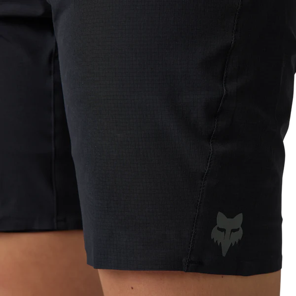 Pantaloncini Mtb Donna Fox Flexair Ascent Con Fondello Nero