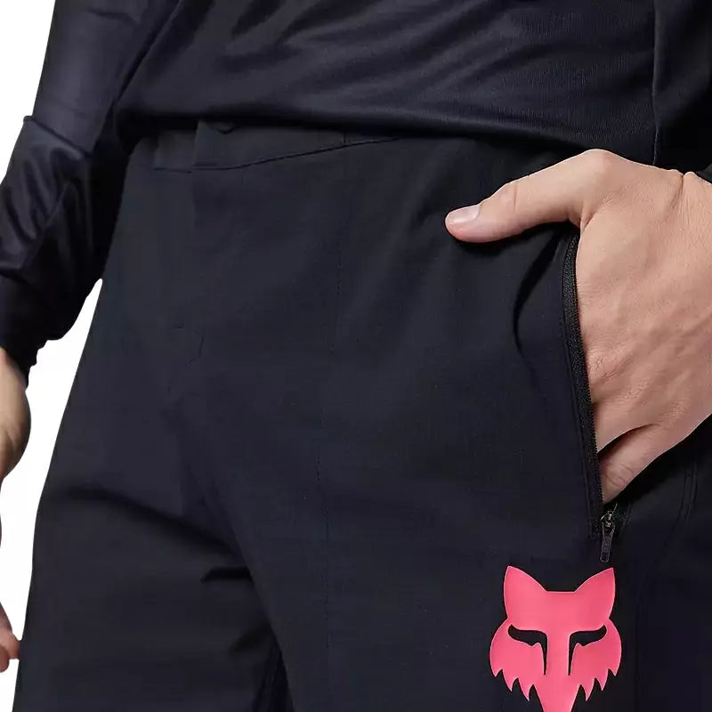 Fox Pantaloncini Ranger Race Nero/Rosa