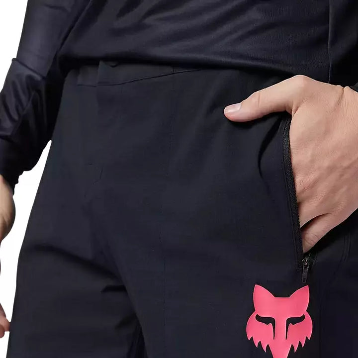 Fox Pantaloncini Ranger Race Nero/Rosa