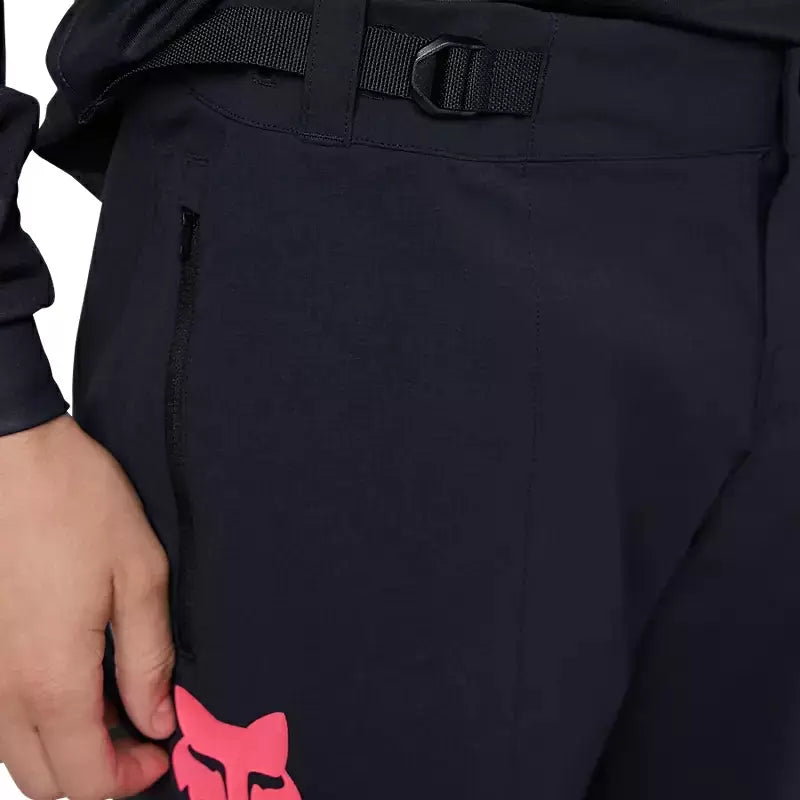 Fox Pantaloncini Ranger Race Nero/Rosa