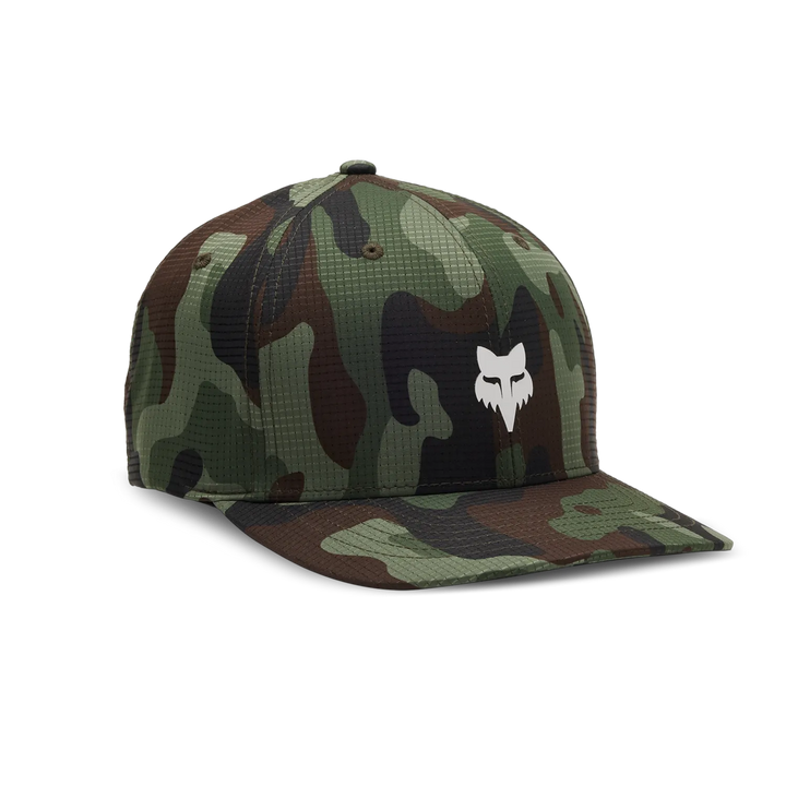Fox Cappellino tecnico Flexfit Fox Head Camo Verde