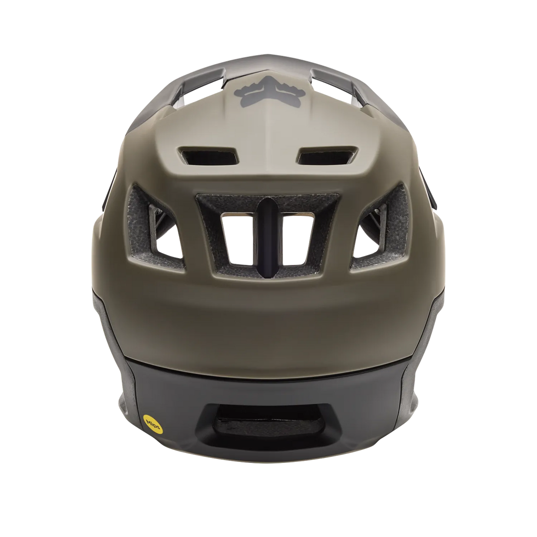 Casco Mtb Fox Dropframe Verde Militare
