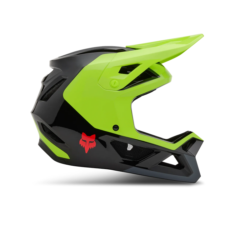 Fox Casco Integrale Mtb Rampage Barge Nero/Giallo
