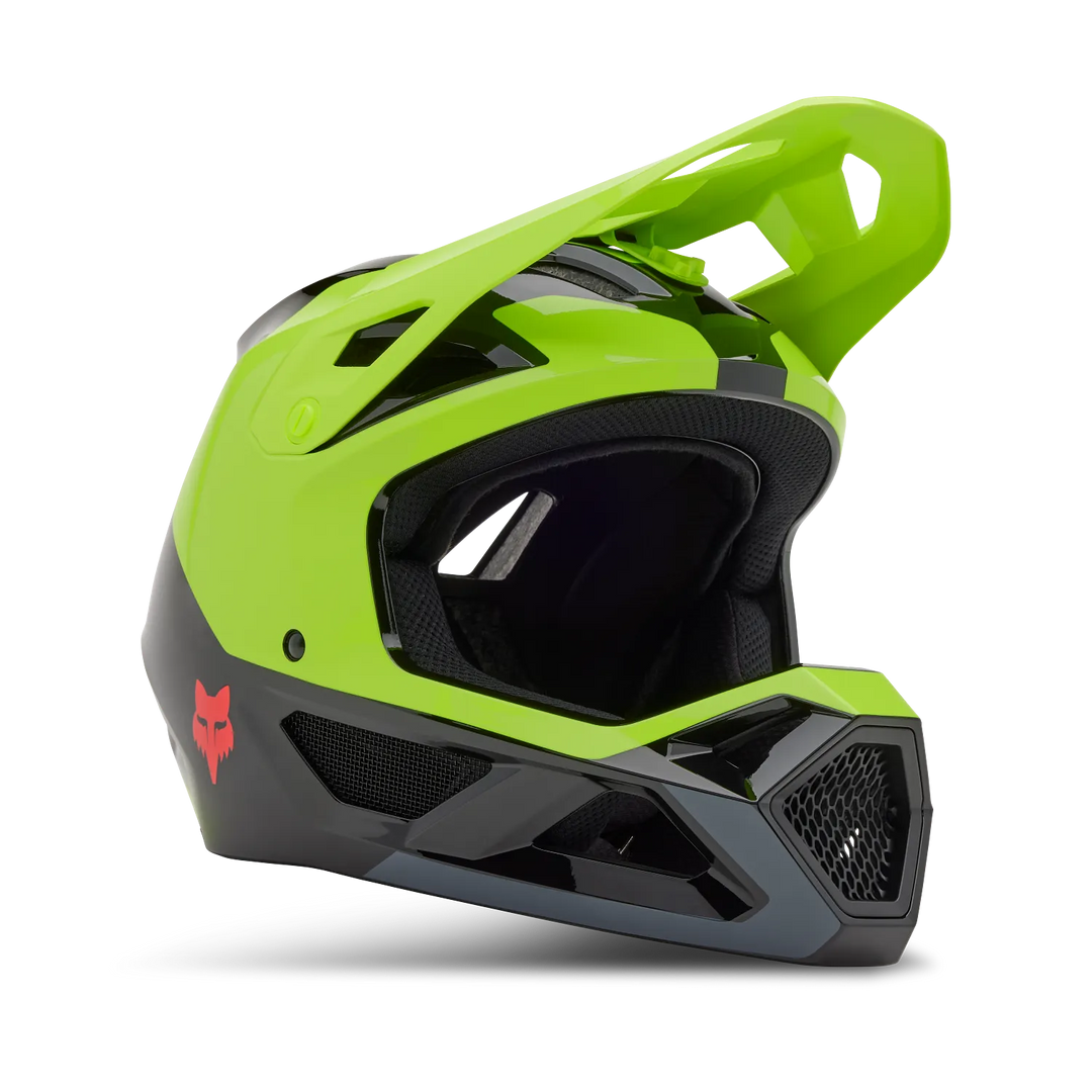 Fox Casco Integrale Mtb Rampage Barge Nero/Giallo