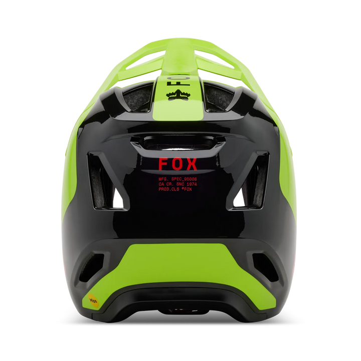 Fox Casco Integrale Mtb Rampage Barge Nero/Giallo