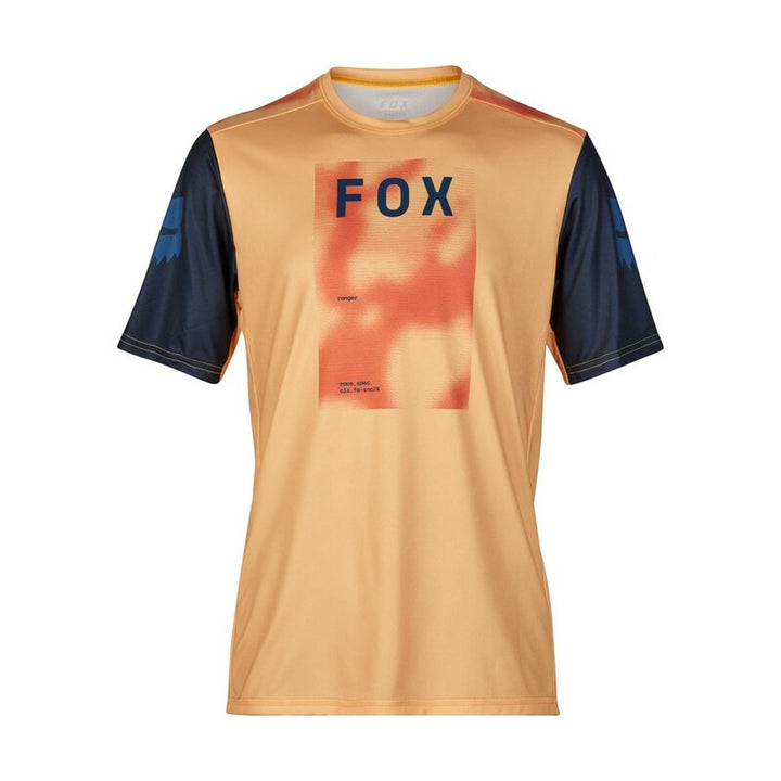 Fox Maglia Mtb Manica Corta Ranger Race Taunt Arancio