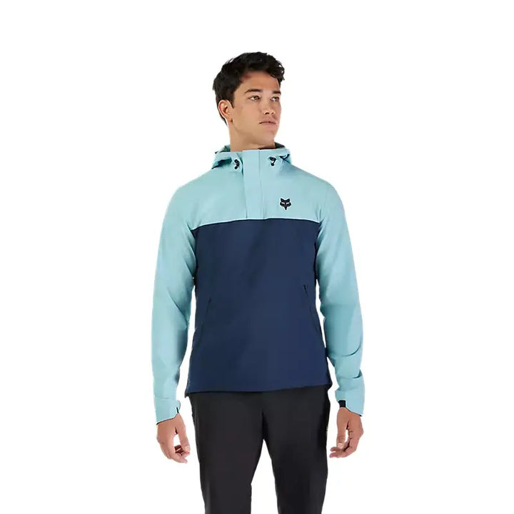 Giacca antivento Mtb Fox Ranger Wind Pullover Azzurro