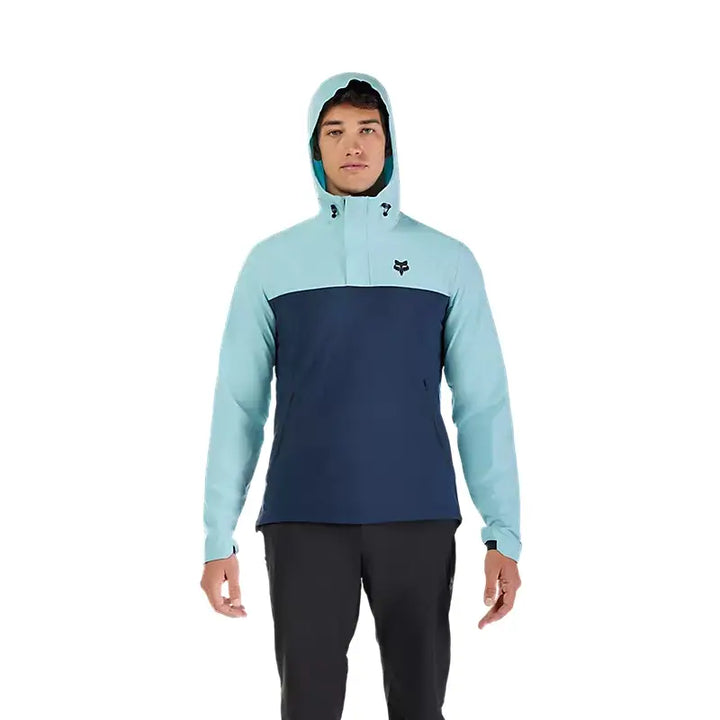Giacca antivento Mtb Fox Ranger Wind Pullover Azzurro