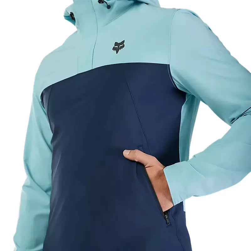 Giacca antivento Mtb Fox Ranger Wind Pullover Azzurro