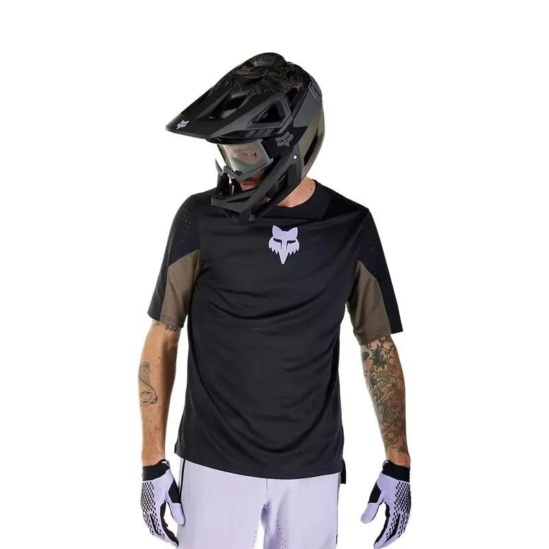 Maglia Fox Defend SS Jersey Park Nero