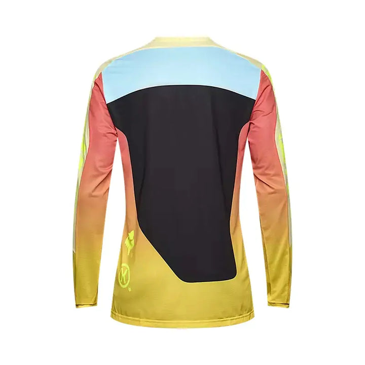 Maglia Mtb Manica Lunga Fox Flexair LS Jersey Elevated Lemonade Giallo