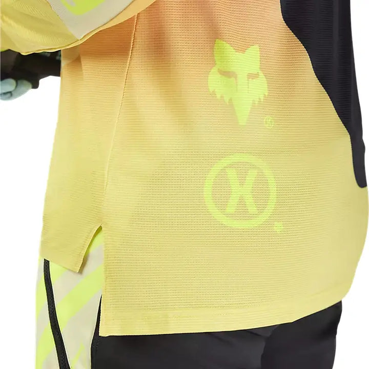 Maglia Mtb Manica Lunga Fox Flexair LS Jersey Elevated Lemonade Giallo