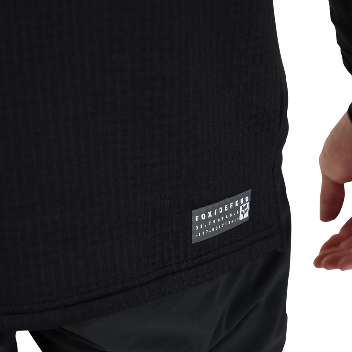 Fox Maglia con cappuccio Defend Thermal Nero