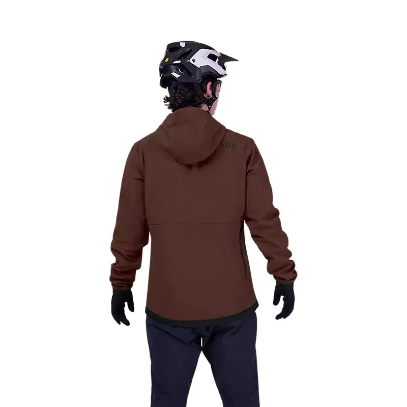 Giacca Mtb con cappuccio Fox Ranger Fire Marrone