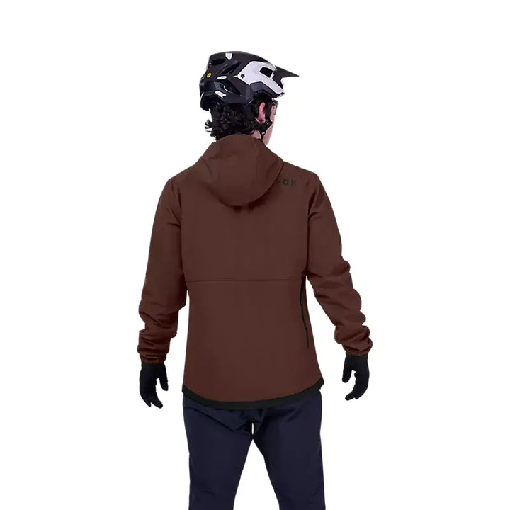 Giacca Mtb con cappuccio Fox Ranger Fire Marrone