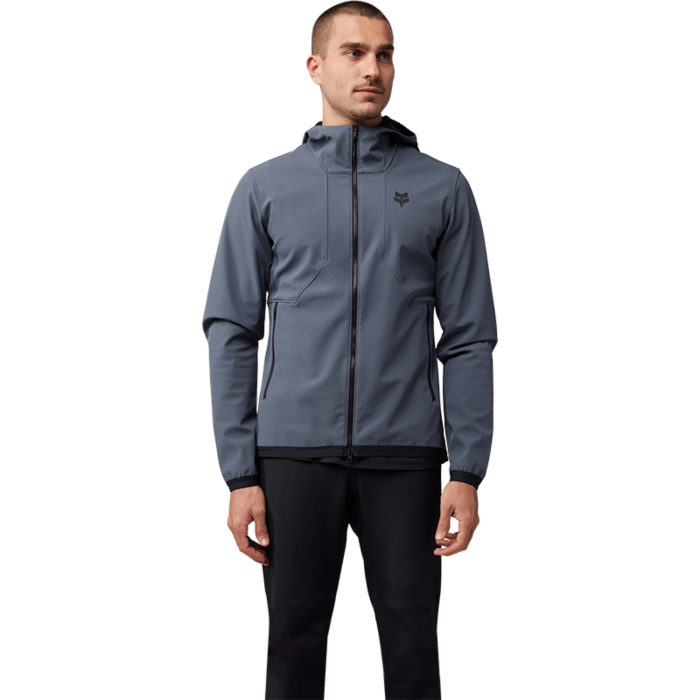 Giacca Mtb con cappuccio Fox Ranger Fire Grigio