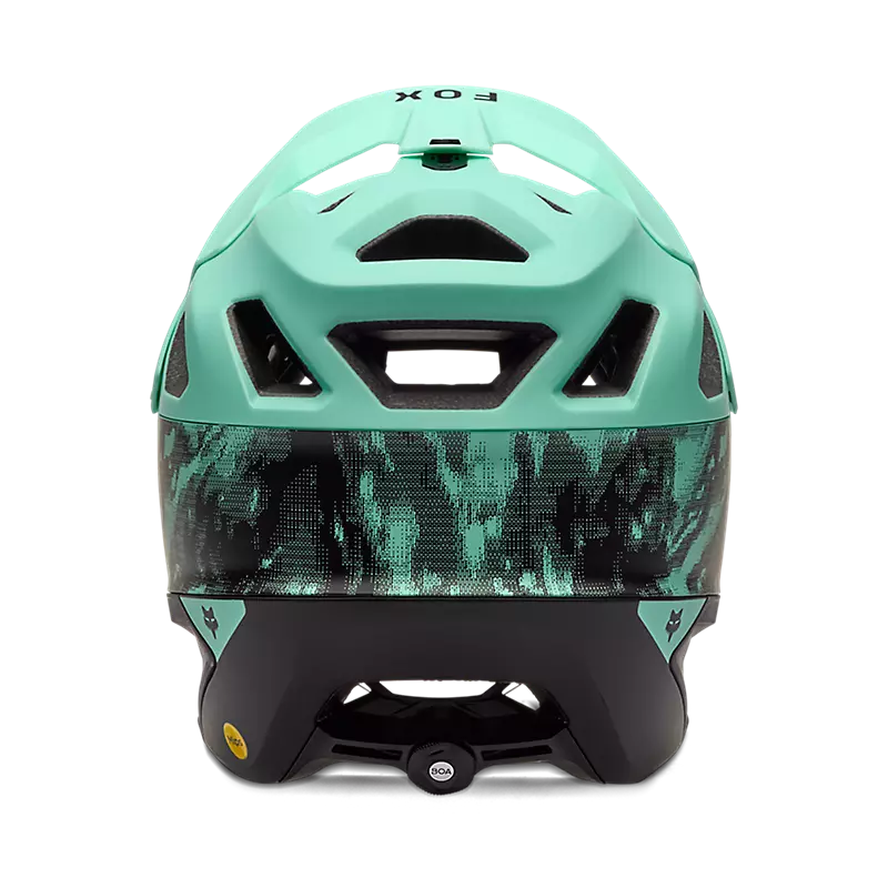 Casco Fox Dropframe Pro Kairos Turchese
