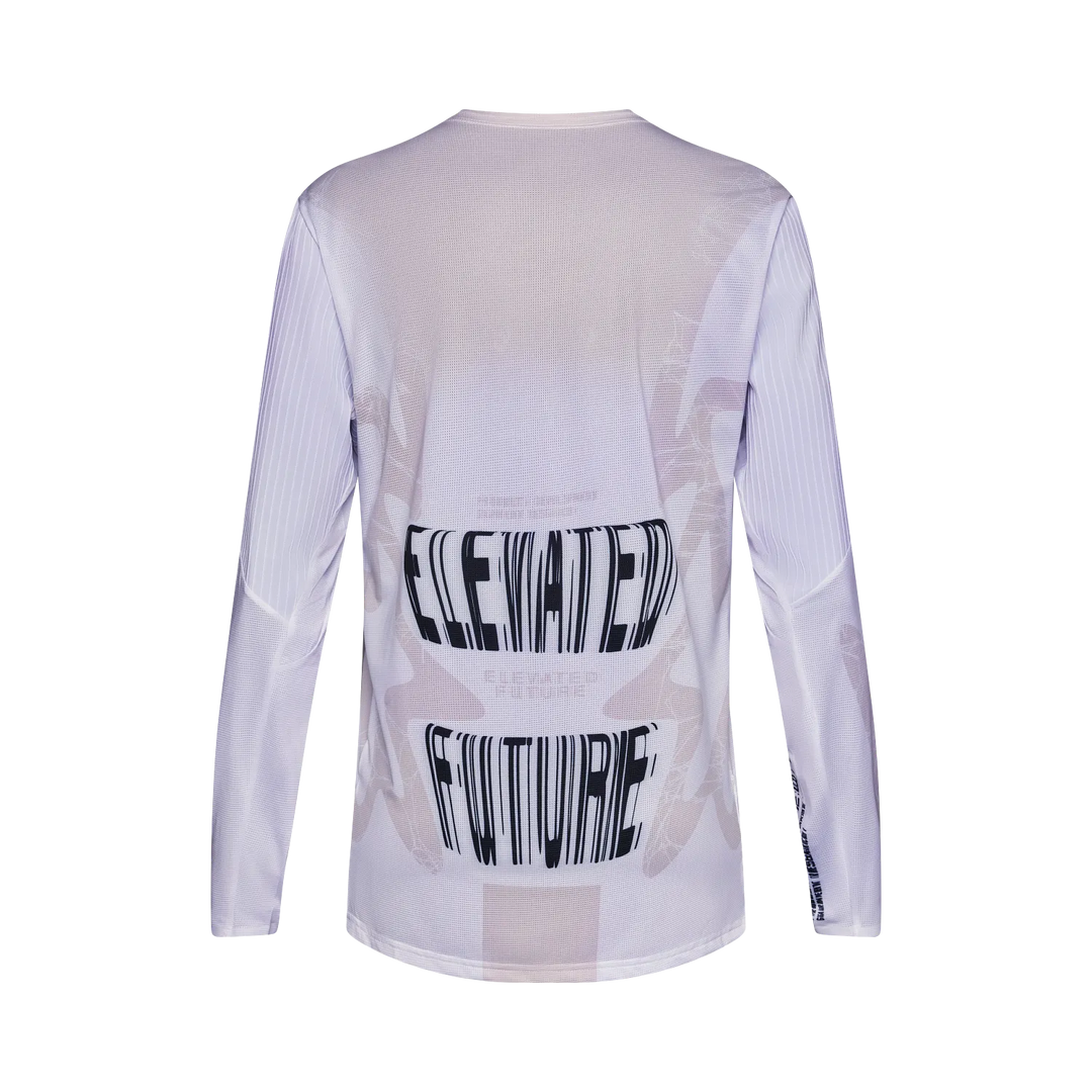 Fox Maglia a maniche lunghe Flexair Diffuse Edizione Speciale Bianco