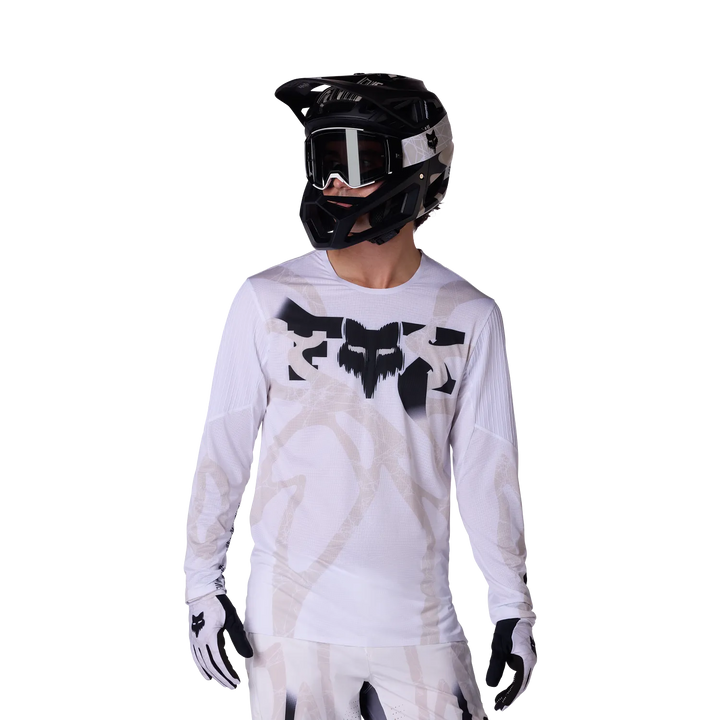 Fox Maglia a maniche lunghe Flexair Diffuse Edizione Speciale Bianco