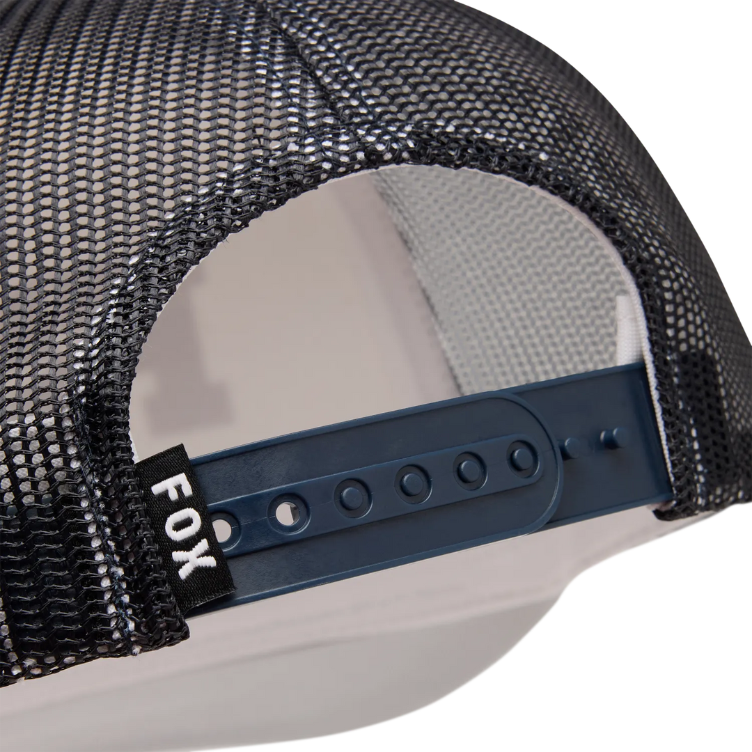 Fox Cappellino da ragazzo Checker Mesh Trucker Bianco