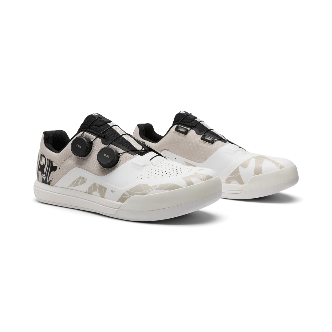Fox Scarpe Mtb Union BOA Clipless Edizione Speciale Diffuse Bianco