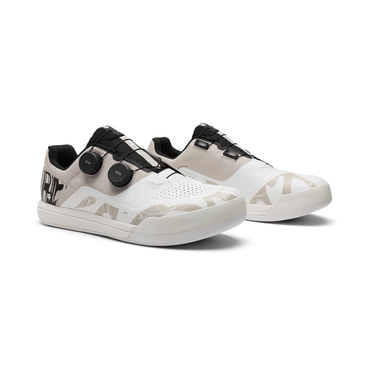 Fox Scarpe Mtb Union BOA Clipless Edizione Speciale Diffuse Bianco