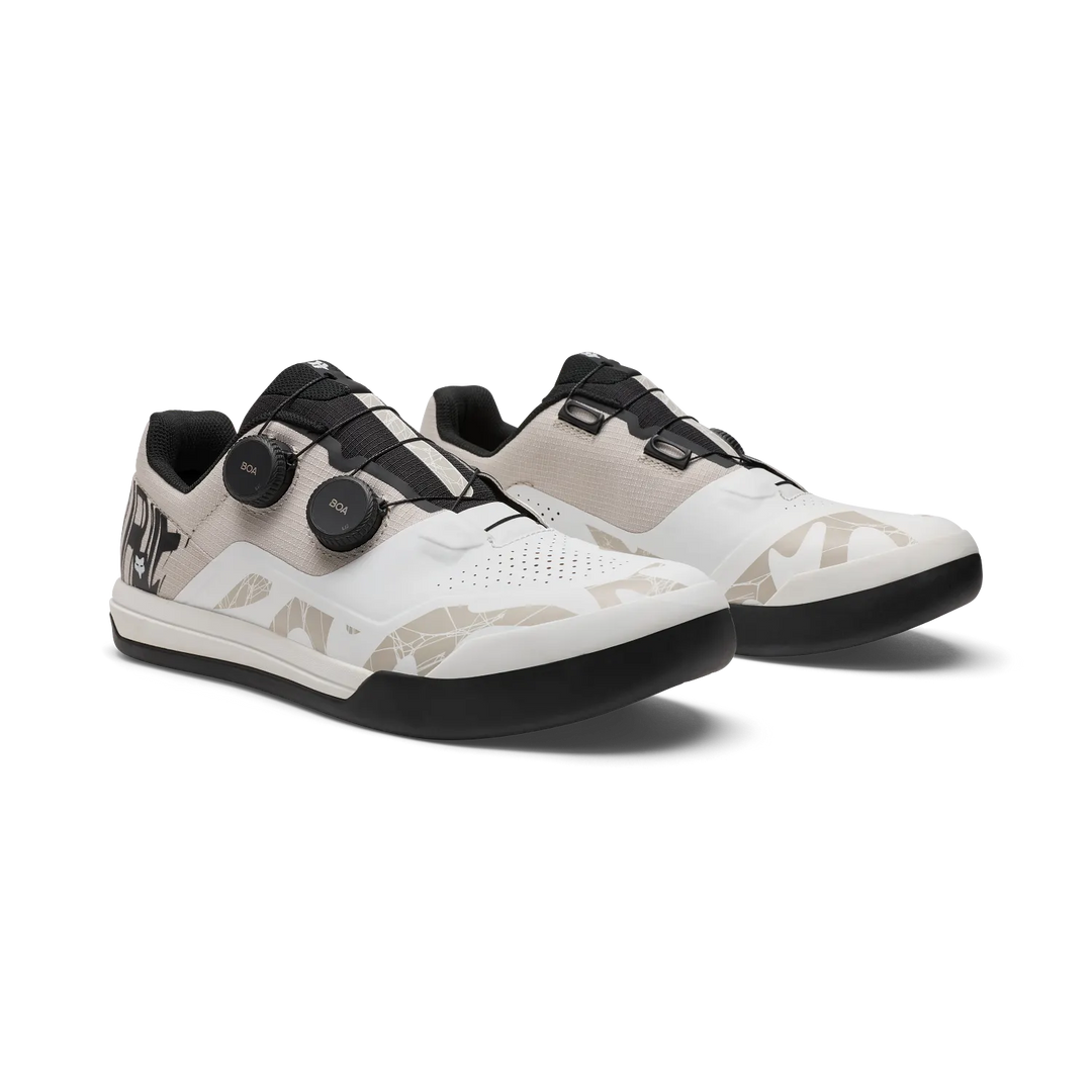 Fox Scarpe Mtb Union BOA Flat Edizione Speciale Diffuse Bianco