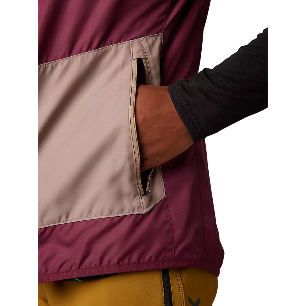 Gilet Fox Ranger Wind Vest Donna Bordeaux