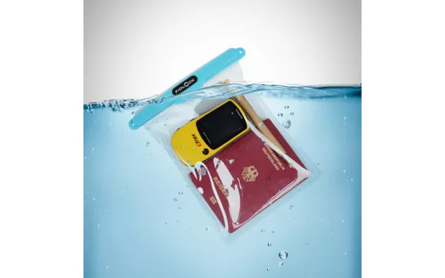 Borsa impermeabile trasparente Fidlock Hermetic Dry Bag medium petrol