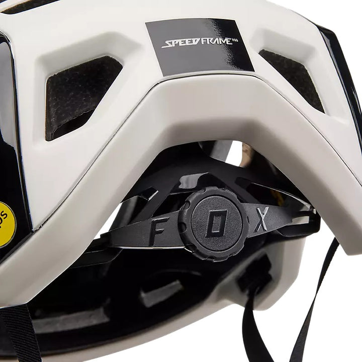 Casco Fox Speedframe Pro Blocked Bianco Vintage