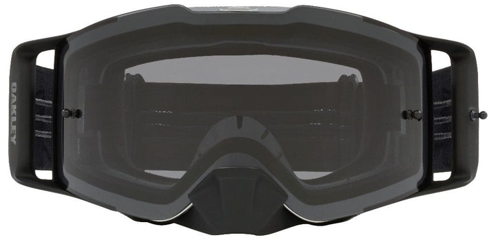 Maschera Mtb Oakley Frontlinee MX Tuff Block Black Gunmetal Grigio Scuro