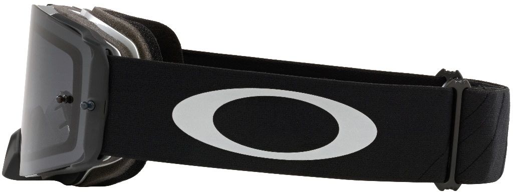 Maschera Mtb Oakley Frontlinee MX Tuff Block Black Gunmetal Grigio Scuro