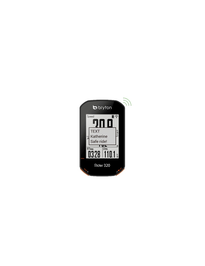 Ciclocomputer GPS Bryton Rider 320T con cadenza e fascia cardio