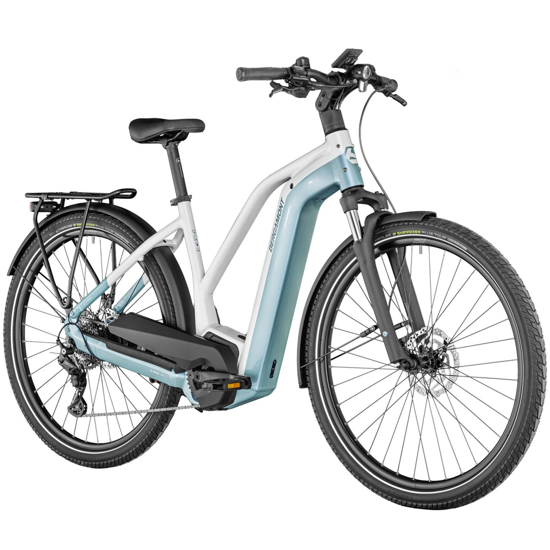 Bergamont E-Horizon Edition LTD Lady 2024 bianco blu - vista laterale