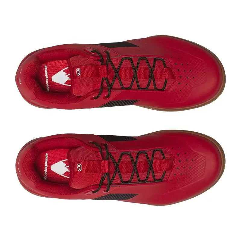Crankbrothers Scarpe Mtb Stamp Lace Flat Rosso/Nero