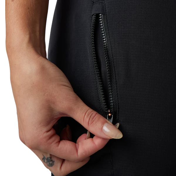 Pantaloncini Mtb Donna Fox Flexair Ascent Con Fondello Nero