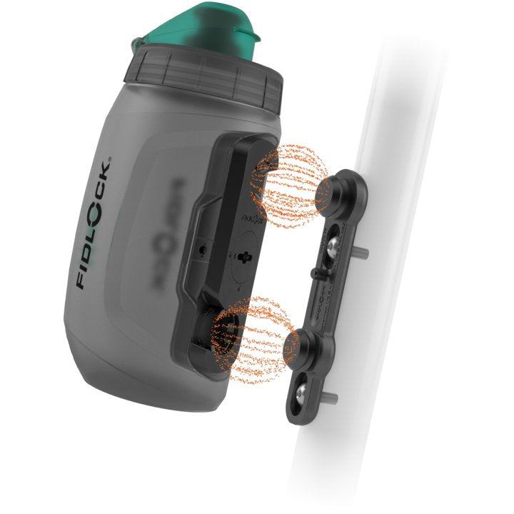 Fidlock Twist 450 Borraccia per Bici Antibacterial + Bike Base Mount 450ml