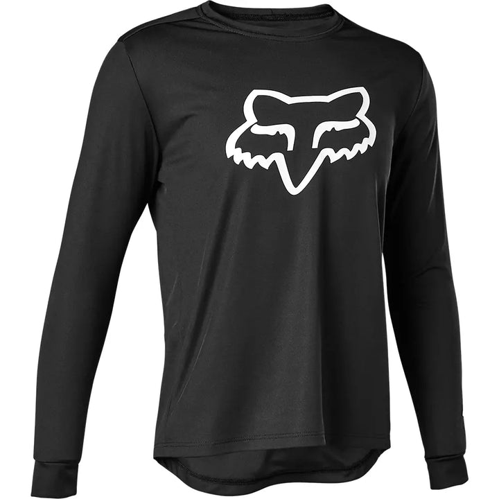 Maglia Maniche Lunghe Mtb Fox Ranger Bambino Nero