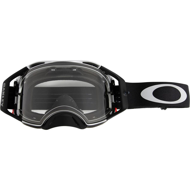 Maschera Mtb Oakley Airbrake MX Tuff Block Black Gunmetal Clear