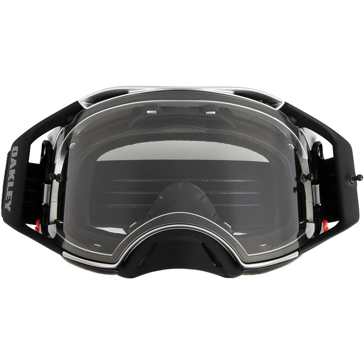 Maschera Mtb Oakley Airbrake MX Tuff Block Black Gunmetal Clear