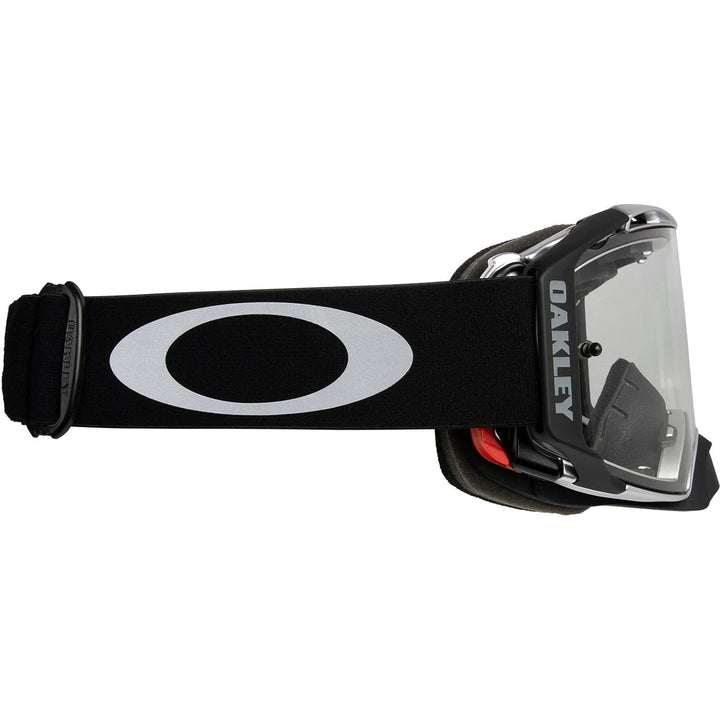Maschera Mtb Oakley Airbrake MX Tuff Block Black Gunmetal Clear
