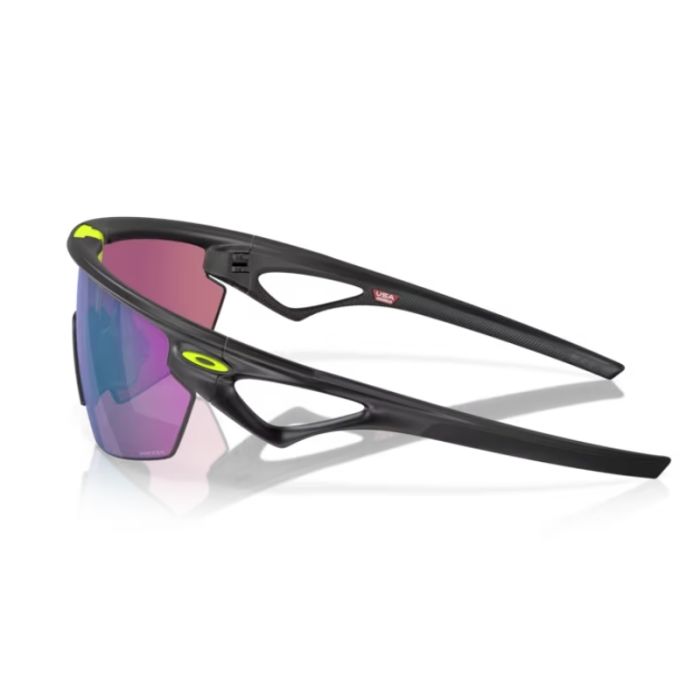Occhiali Oakley Sphaera nero opaco lente prizm road jade