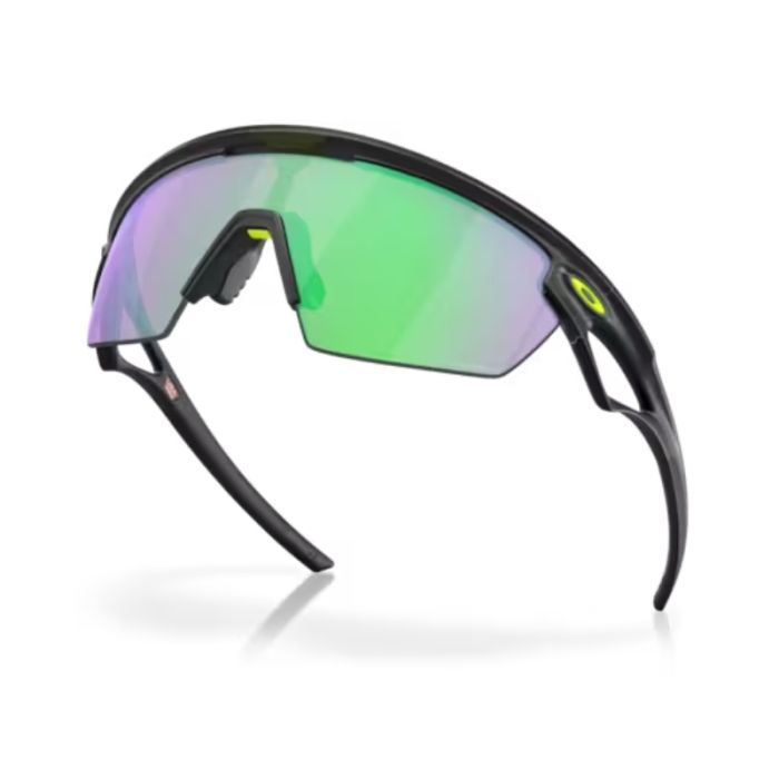 Occhiali Oakley Sphaera nero opaco lente prizm road jade
