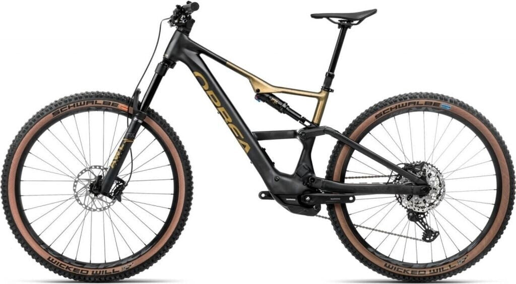 Orbea Rise LT H20 630 Wh 2025 Diamond Black Splash Olive Green