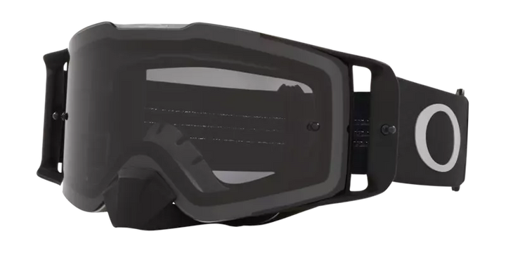 Maschera Mtb Oakley Frontlinee MX Tuff Block Black Gunmetal Grigio Scuro