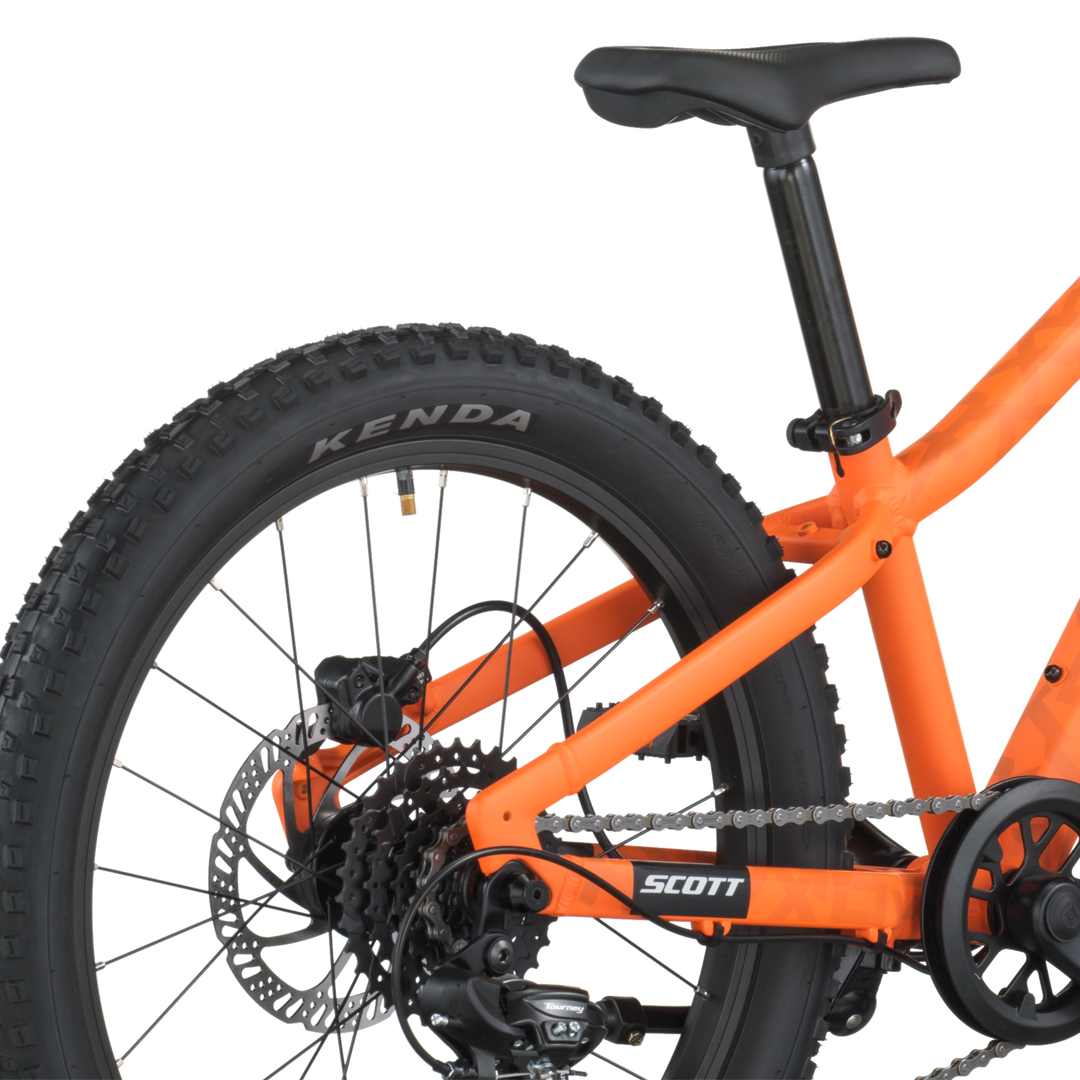 Dettaglio posteriore Scott Roxter 200 2026 Vibrant Orange